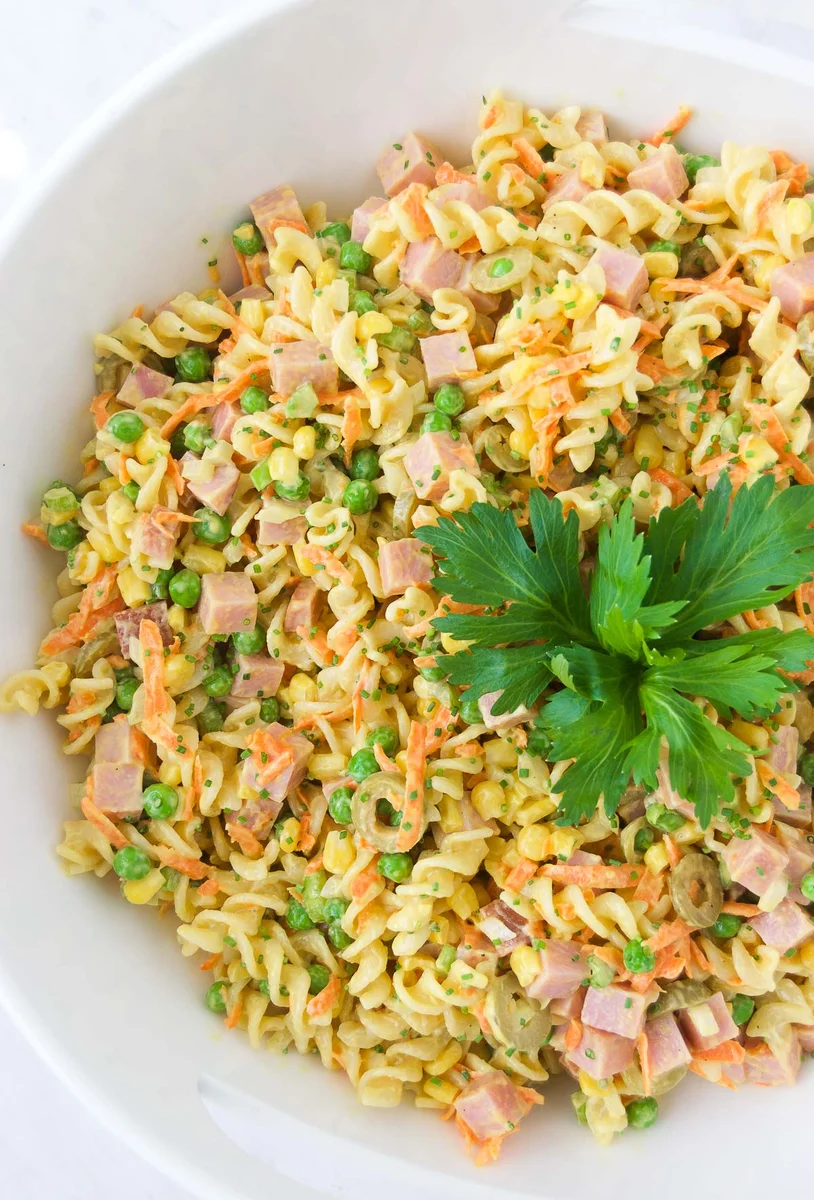 Brazilian Pasta Salad with Mayo