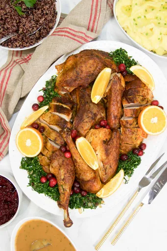 Dry Brine Spatchcock Turkey