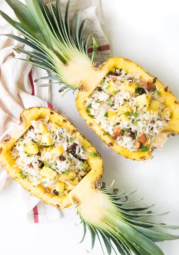 Arroz con piña