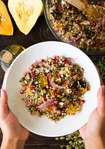 Roasted Acorn Squash Salad