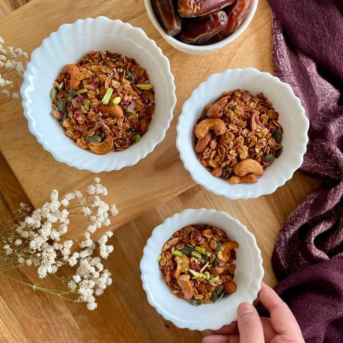 Date Syrup Granola
