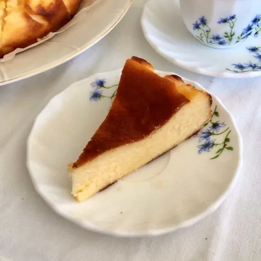 Tarta de queso vasca quemada