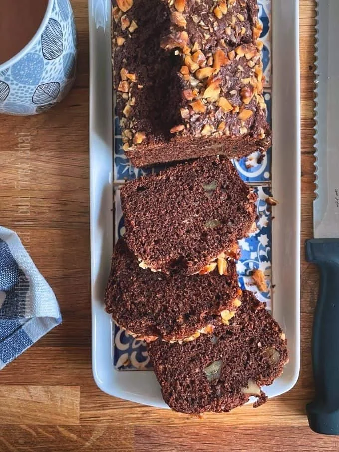 Chocolate Walnut Banana Bread