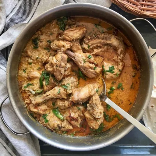 Korma de pollo fácil con yogur