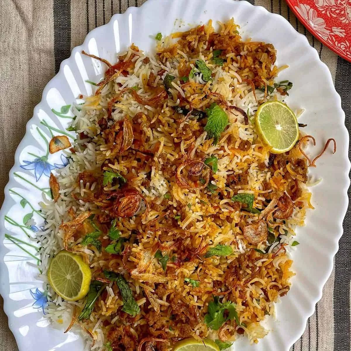 Keema Biryani Recipe