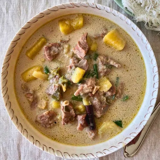 Kerala Mutton Stew with Coconut Milk (Instant Pot)