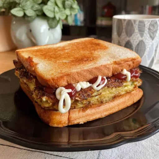 Tostada callejera coreana o Gilgeori Toast