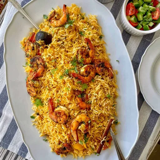 Arroz con gambas