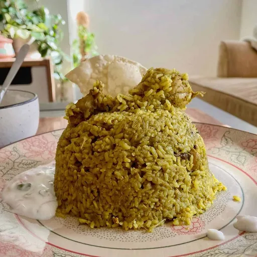 One-Pot Chicken Donne Biryani Recipe