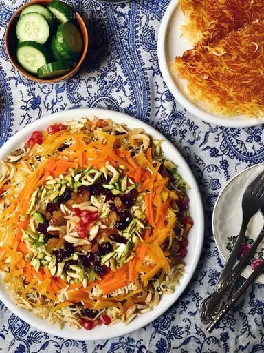 Persian Jewelled Rice | Javaher Polow with Tahdig