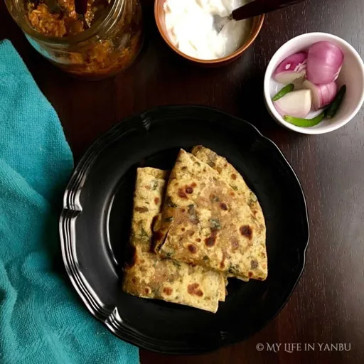 Purslane Leaves Flatbread | Kulfa Paratha