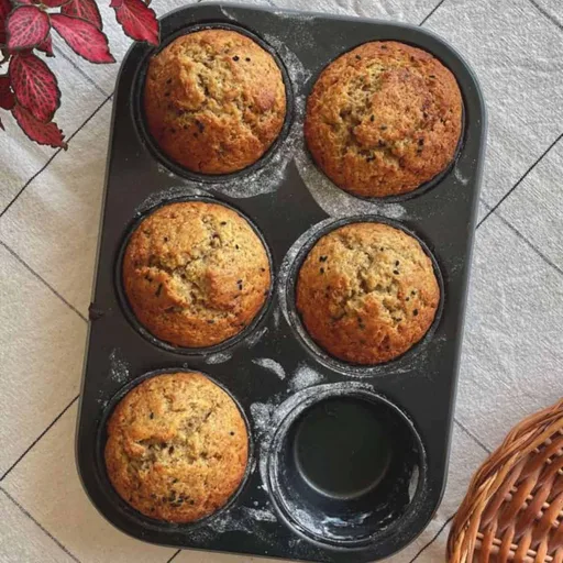 Ripe Plantain Muffins | nenthra pazham muffins