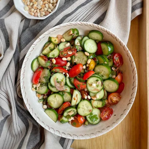 Sweet and Sour Cucumber Salad