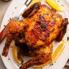 7-Ingredient Air Fryer Whole Chicken (Juicy & Crispy!)