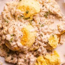 Southern Biscuits and Sausage Gravy