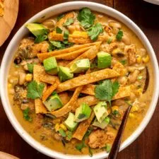 BEST Creamy White Chicken Chili