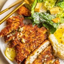 Crispy Parmesan Crusted Chicken