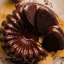 Double Chocolate Bundt Cake