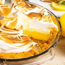 Tarta de merengue de limón fácil