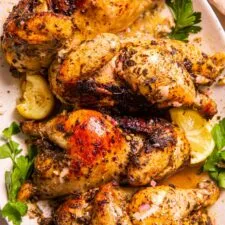 Pollo Jerk jamaicano asado y jugoso