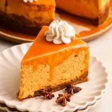 Best Roasted Sweet Potato Cheesecake with Gingersnap Crust