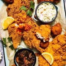 El mejor pescado gato frito