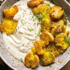 Whipped Feta with Crispy Potatoes