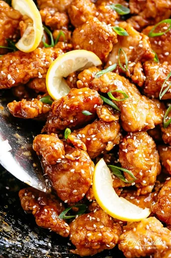 Pollo al Limón Estilo Chino