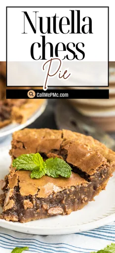 Nutella Chess Pie