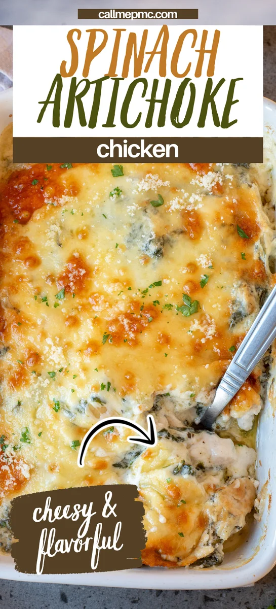Spinach Artichoke Chicken Casserole