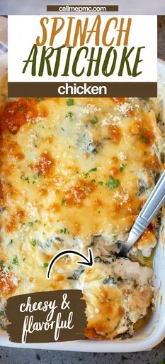 Spinach Artichoke Chicken Casserole