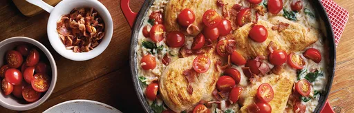 Creamy BLT Chicken & Rice
