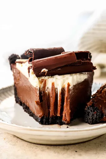 Tarta de crema de chocolate con base de Oreo