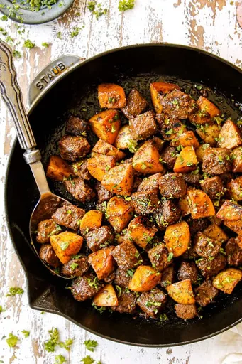 Garlic Steak and Potatoes