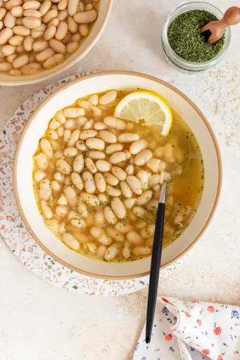 Brothy Beans (White Beans Recipe)