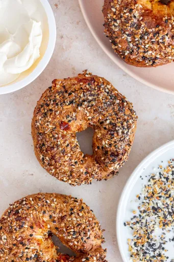 High Protein Cottage Cheese Bagels Recipe