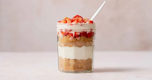 High Protein Cheesecake Jars Recipe