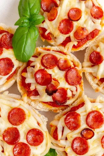 Homemade Mini Pizza Bagel Bites Recipe