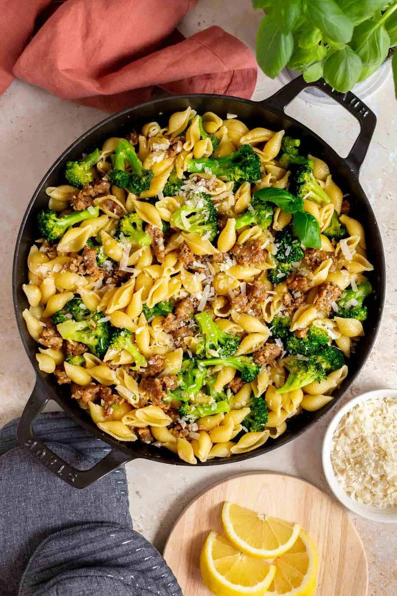 Sausage and Broccoli Pasta