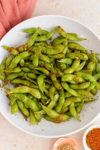 Receta de edamame con sésamo