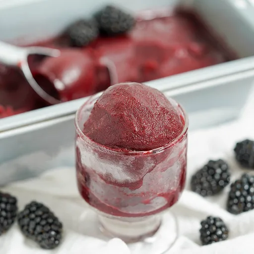Blackberry sorbet