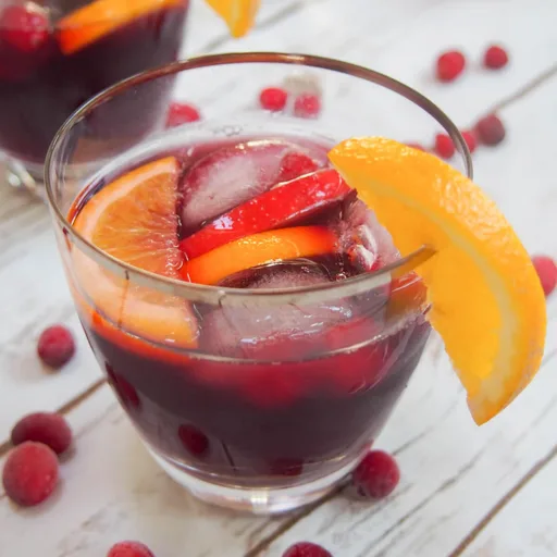Cranberry sangria