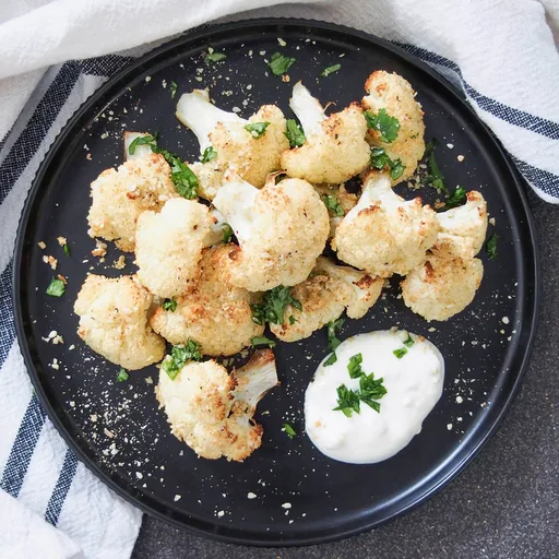 Coliflor asada con Dukkah