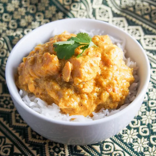 Kid-friendly salmon curry