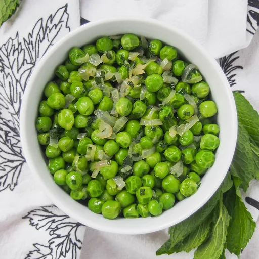 Minted peas