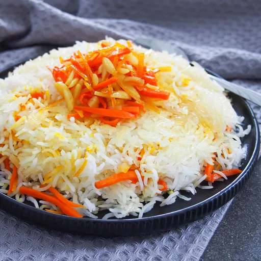 Arroz dulce persa - shirin polow