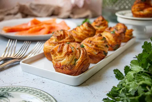 Cruffins au Saumon fumé