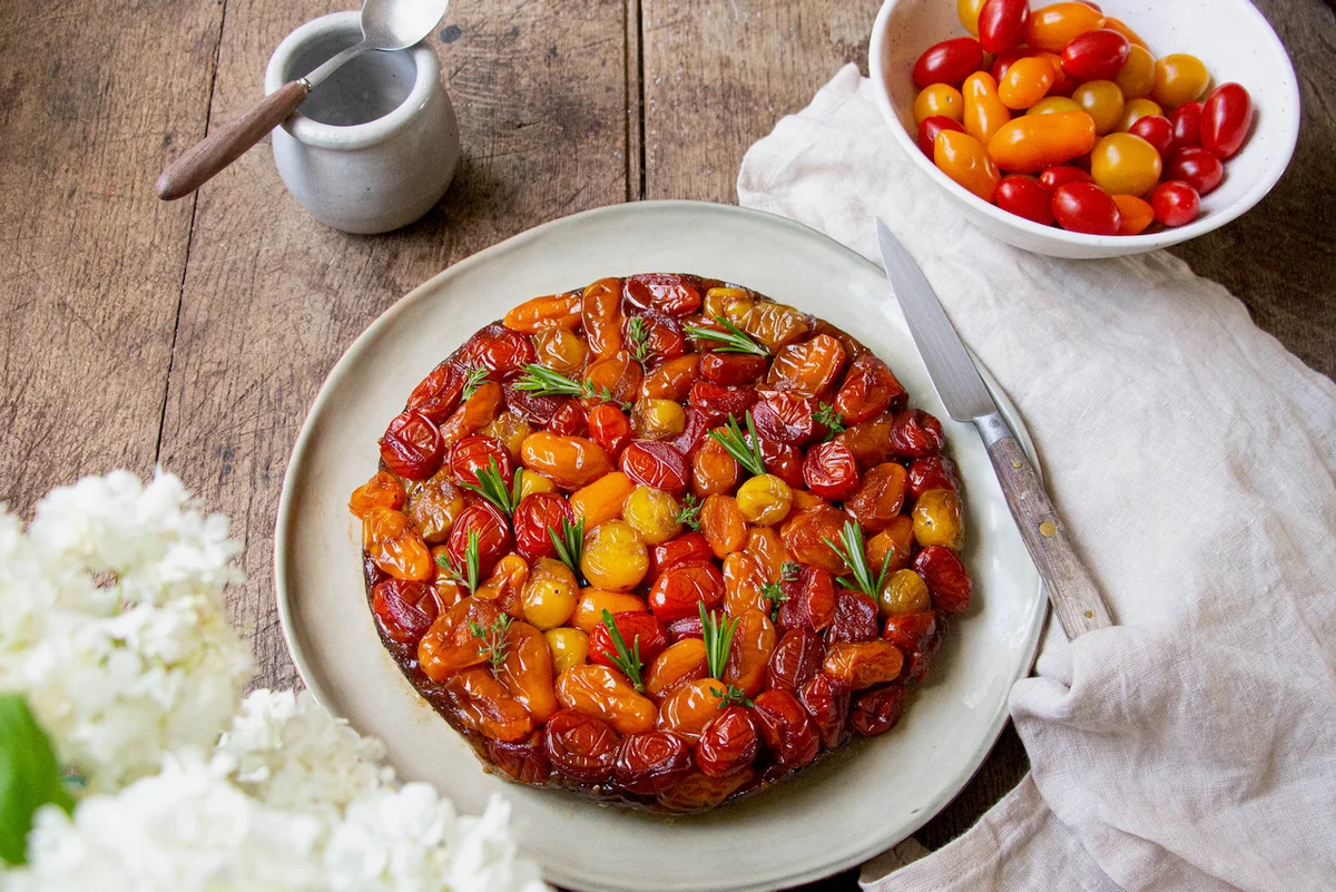 Tarte Tatin aux Tomates Cerises