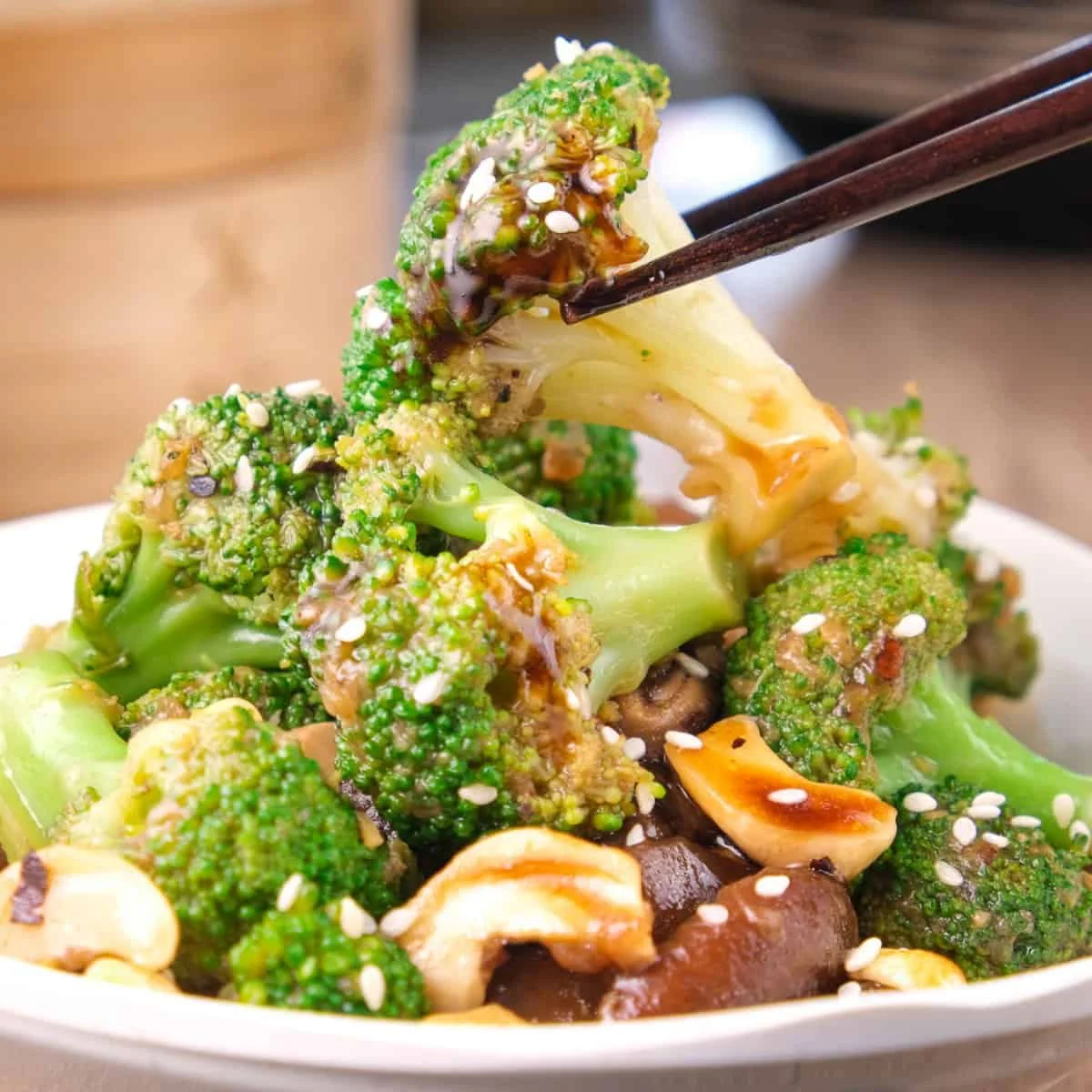 Broccoli and Mushroom Stir-Fry