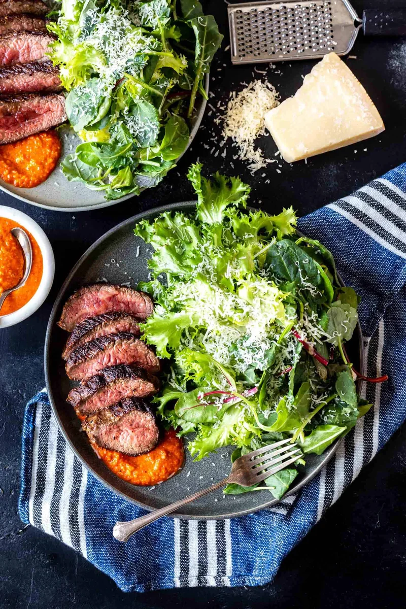 Steak and Greens